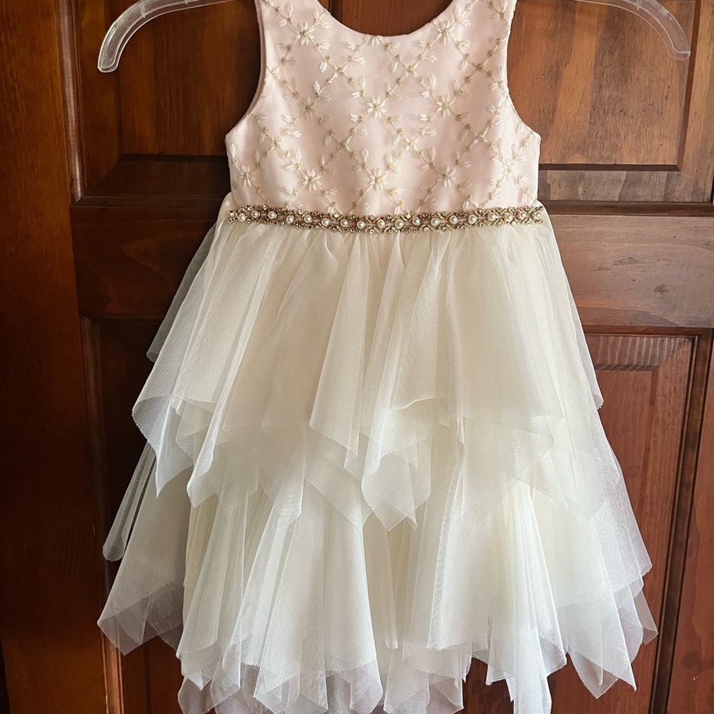 American Princess Pink and White Dress
